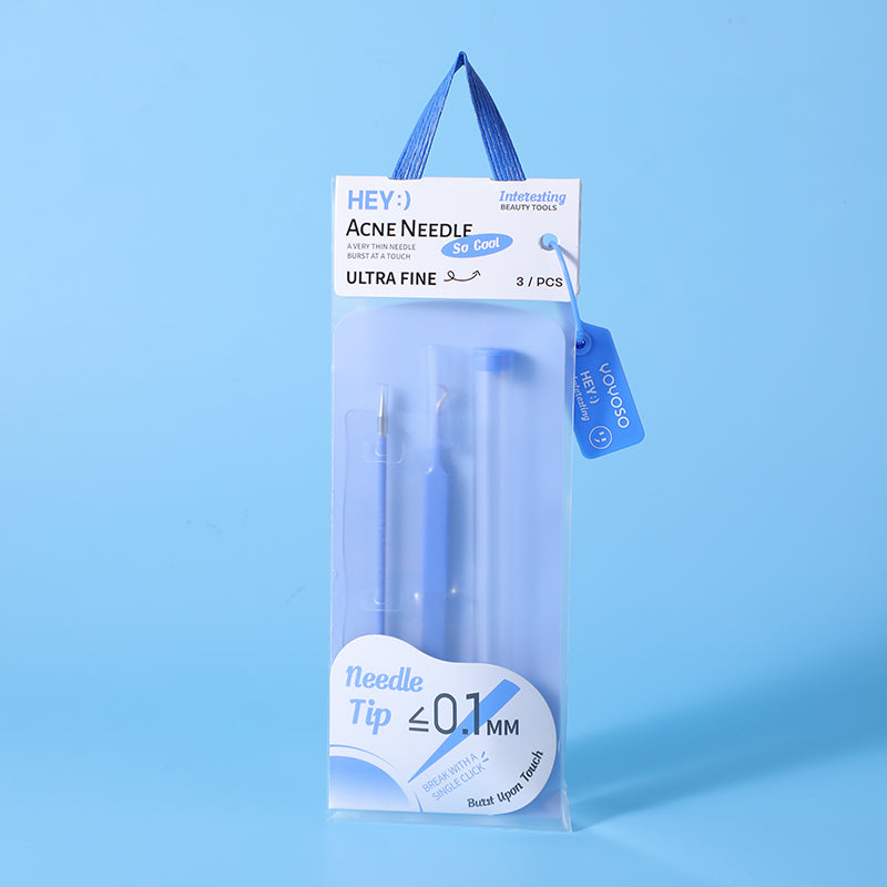 Acne needle & acne clip set