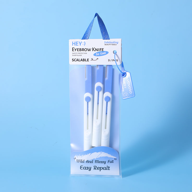 Retractable eyebrow trimmer 3pcs set