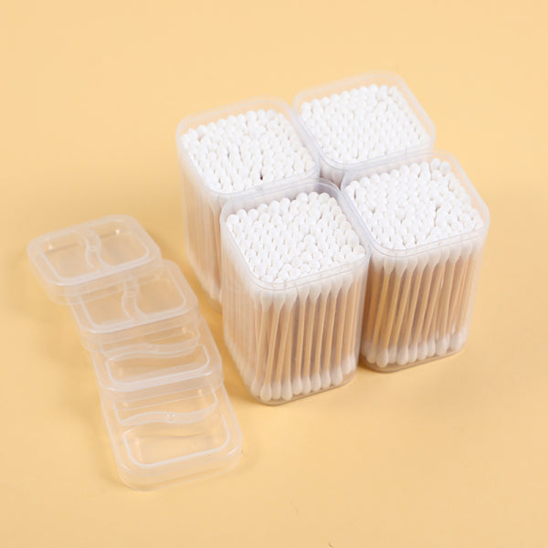Cotton swabs combo set 400pcs-double-end round tip
