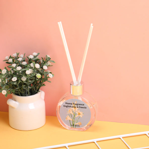 Colorful flower language english pear & freesia reed diffuser 50ml