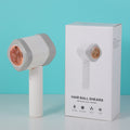 Folding extended handle hairball trimmer