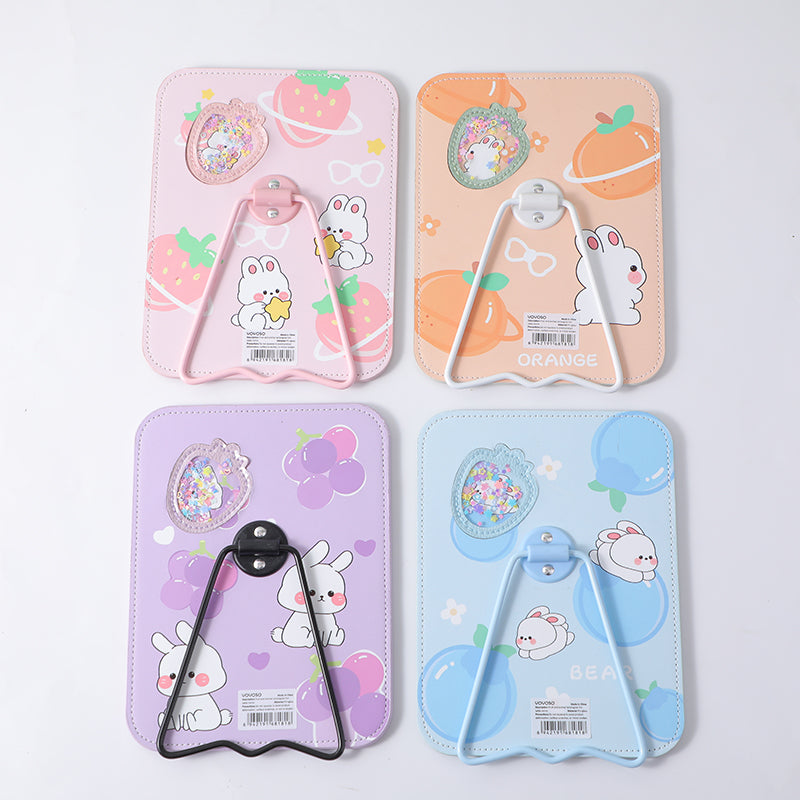 Fruit and animal rectangular fun table mirror