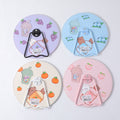 Cute pet drinks round fun table mirror