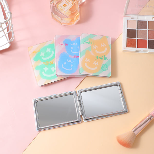 Rectangular watercolor animal fun fashion mirror