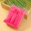 Pink sugar series makeup brush 5pcs set (including storage box)