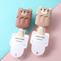 Milk tea bear ice cream mini massage comb