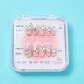 Flexible and delicate wearable manicure -A04 strong meaning for love