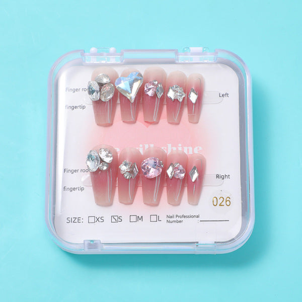 Flexible and delicate wearable manicure -A26 romantic raid