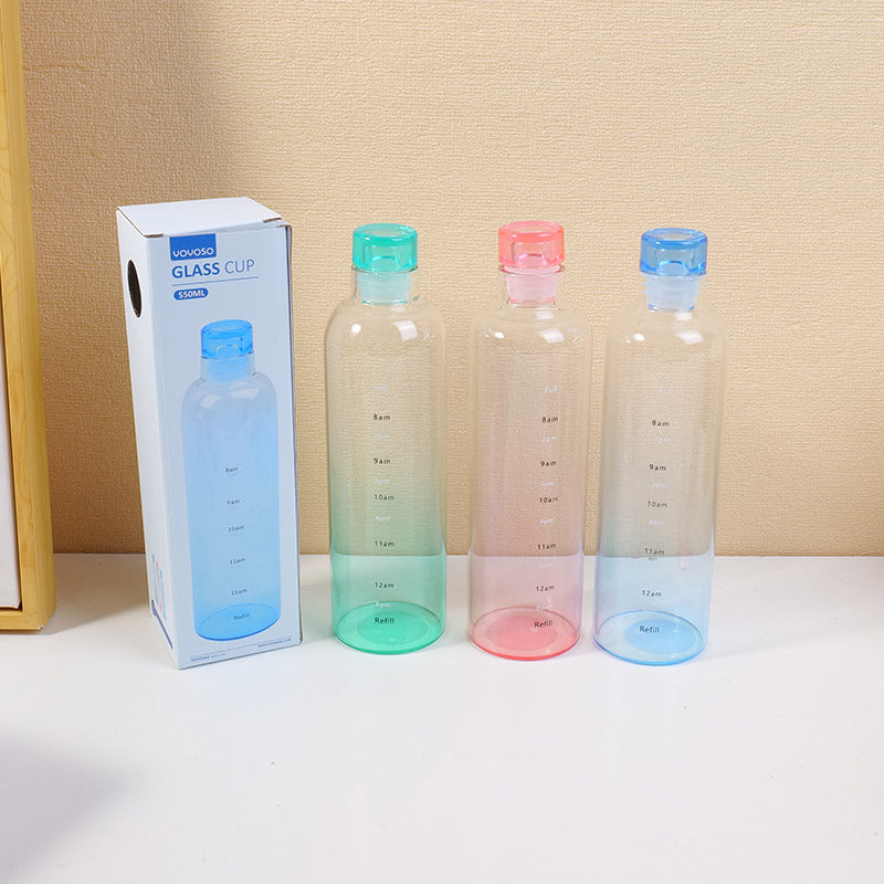 Vertical stripe straw glass - 600ml