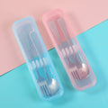 Budding spoon and fork set