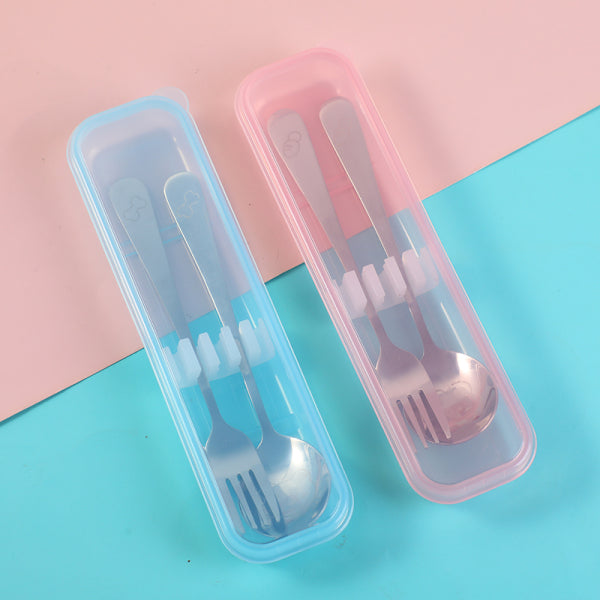 Budding spoon and fork set