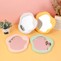 Round cute and fun table mirror