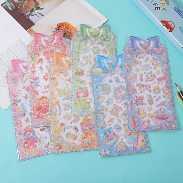 Mona's world bowtie series flat stickers
