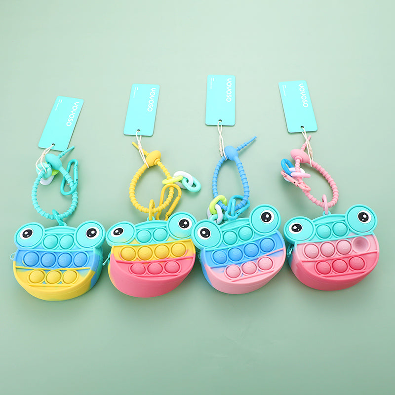 Decompression rainbow frog storage bag