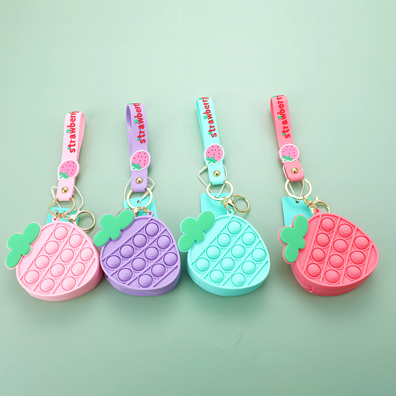 Strawberry coin purse