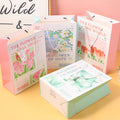 Flowers series vertical gift bag-large