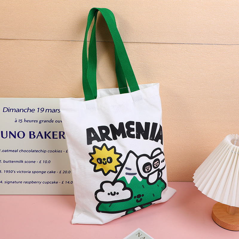 Geometric Doodle Shopping Bag