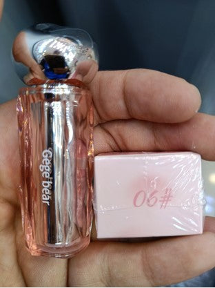 bear silver head lipsticks #06