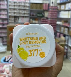whitening and spot removing body cream