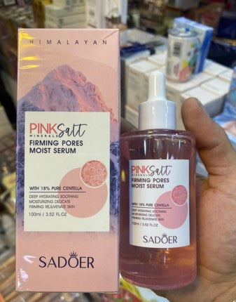 pink poring face serum