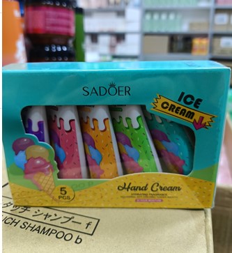ice cream five pcs hand cream