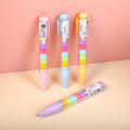 Bear jelly decompression gel pen-blue