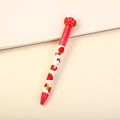 Sweet bunny strawberry decompression gel pen-blue
