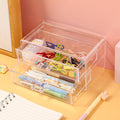 Dumbbell handle double-layer drawer storage box