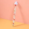 Sweet rabbit strawberry series crystal retractable gel pen-blue