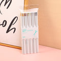 Flow-color alloy chopsticks (5 pairs)1