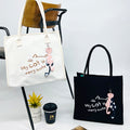 Kitten life series coated tote bag-No.3