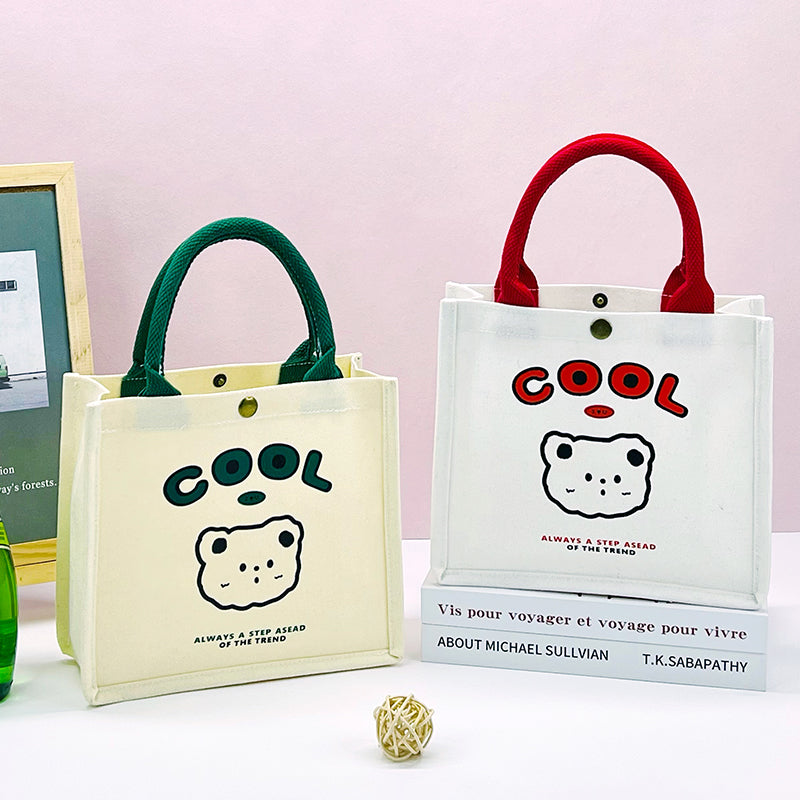Square handbag (Cool bear series coated shoulder bag)-No.3