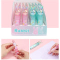 Crystal long-eared rabbit lipstick eraser