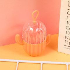 Cactus beauty makeup sponge-orange