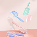 Creamy cocoa series large curved comb