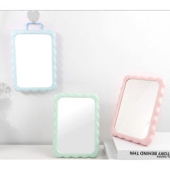 Biscuit shape table mirror