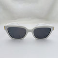One-line decoration women's sunglasses 2322-white