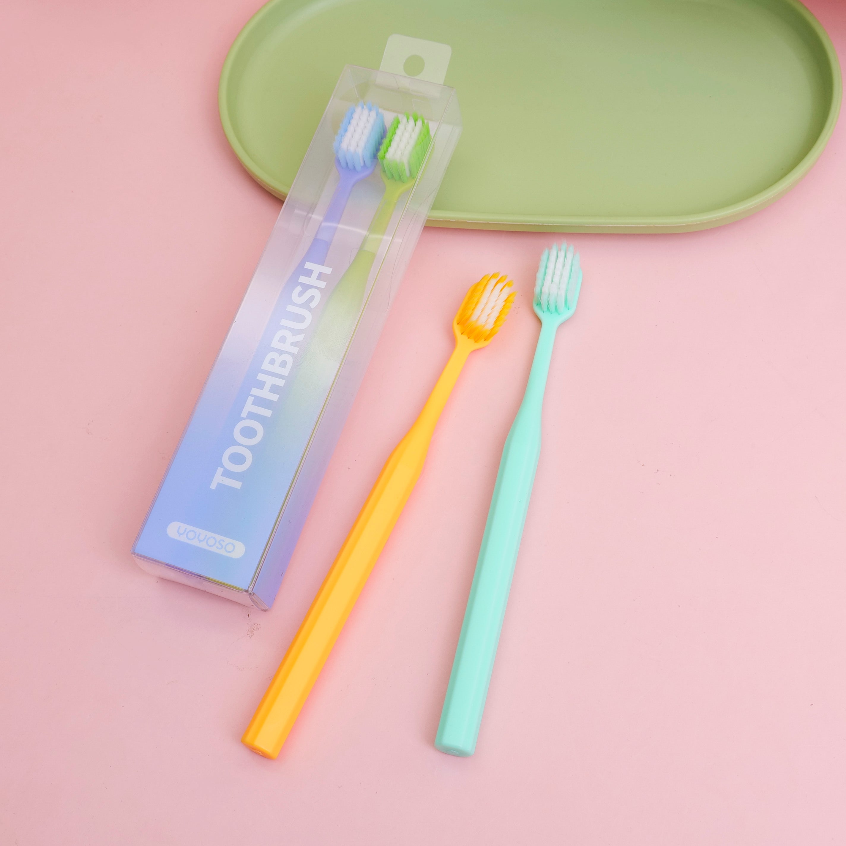 Ultra-soft bristle toothbrush 2pcs