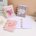 Valentine's Day - Mushroom Button Coil Notebook A5-Horizontal Line Inner Page 80