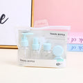 Travel bottle 8pcs set (light blue)