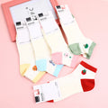 Vegetable and fruit series embroidered women's socks