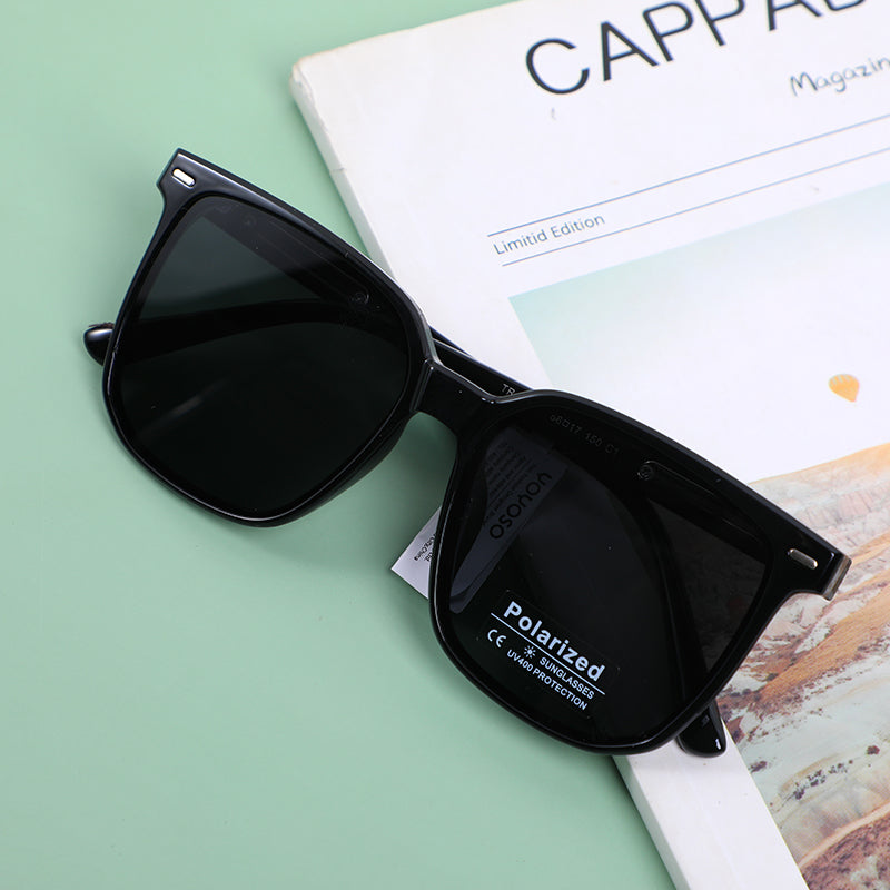 All-matching style polarized glasses-black