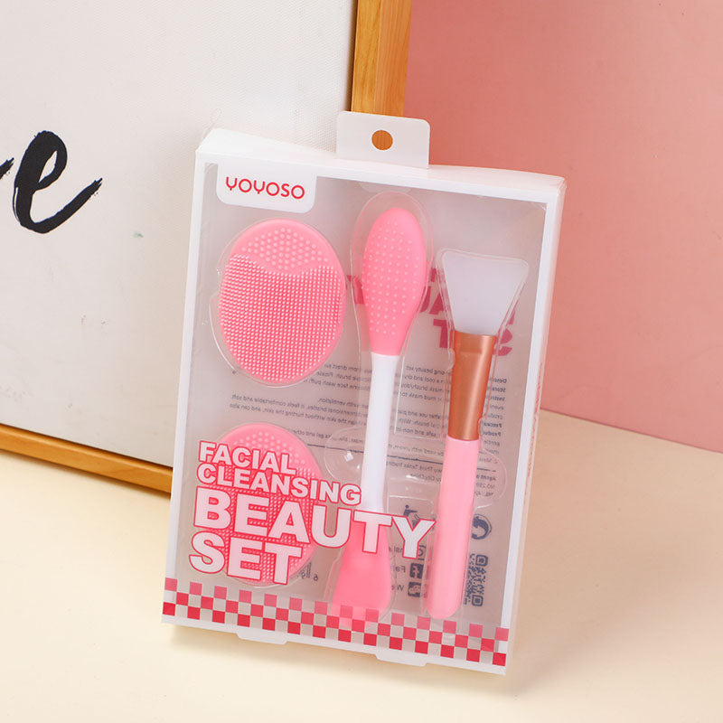 Facial cleansing beauty set