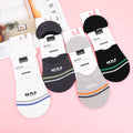 Letters expoxy invisible socks for men