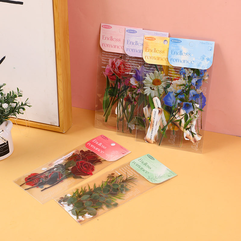 Plants and poetry series stickers pack