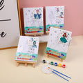 Educational DIY graffiti small drawing board-princess