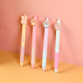 Transparent cat's claw erasable pen-blue