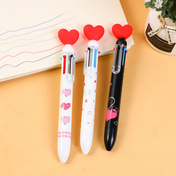 Love six-color ballpoint pen
