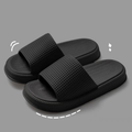 Checkered couple men's household slippers size 44-45 (carbon black)