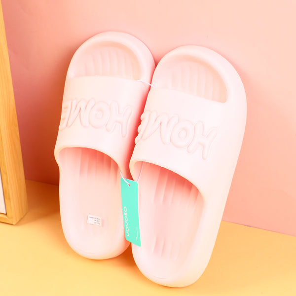 HOME couple women's household slippers size 40-41 (misty pink)